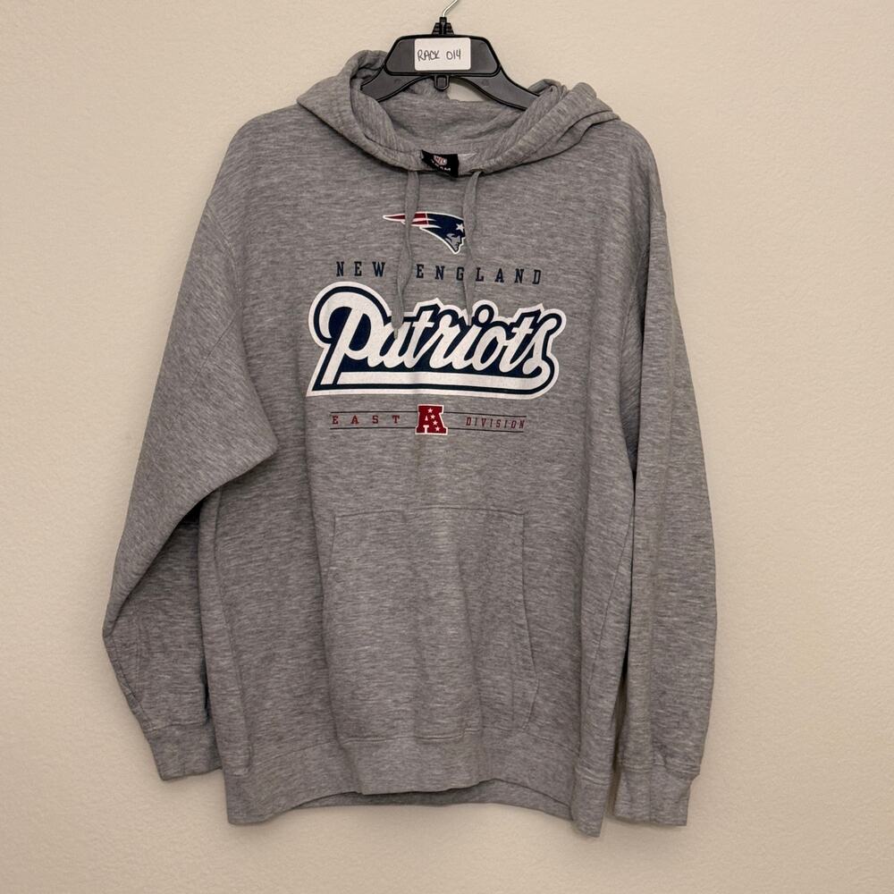 New England Patriots Hooded Sweatshirt - Size XL/ 2XL